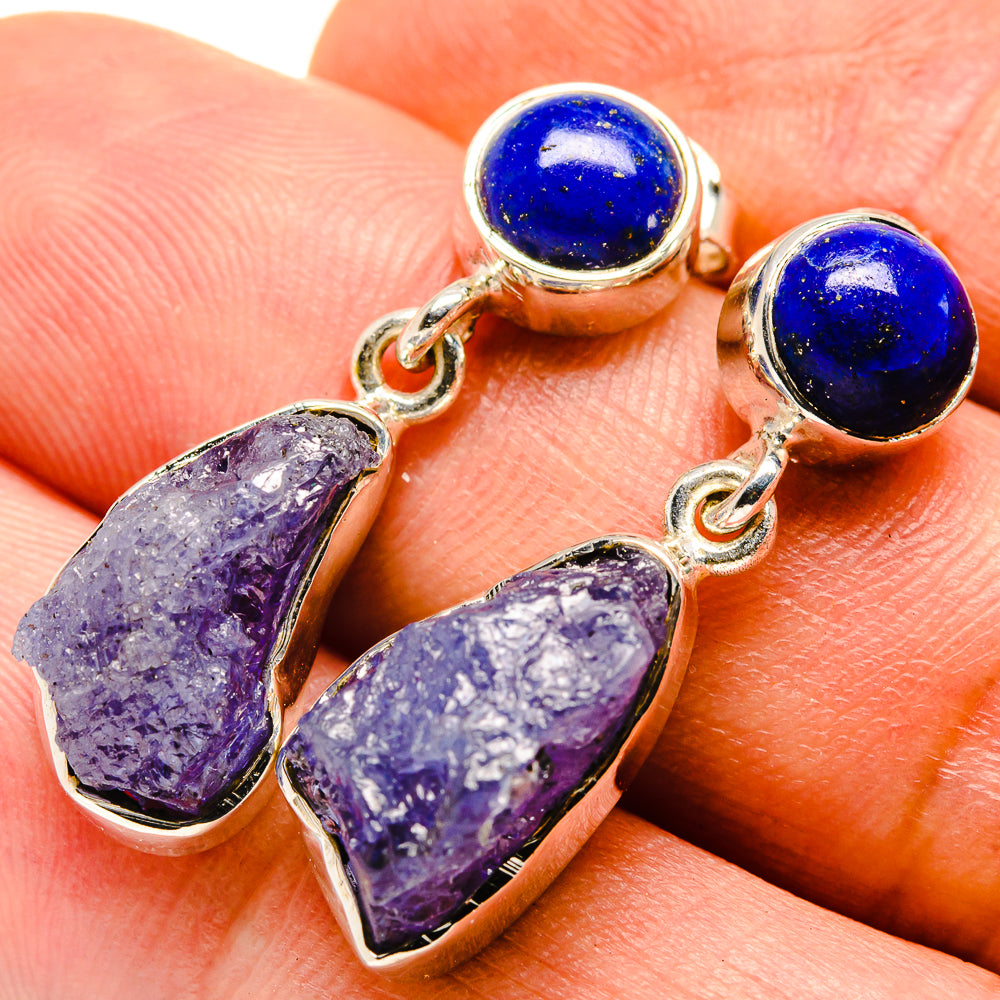 Tanzanite Earrings handcrafted by Ana Silver Co - EARR414216