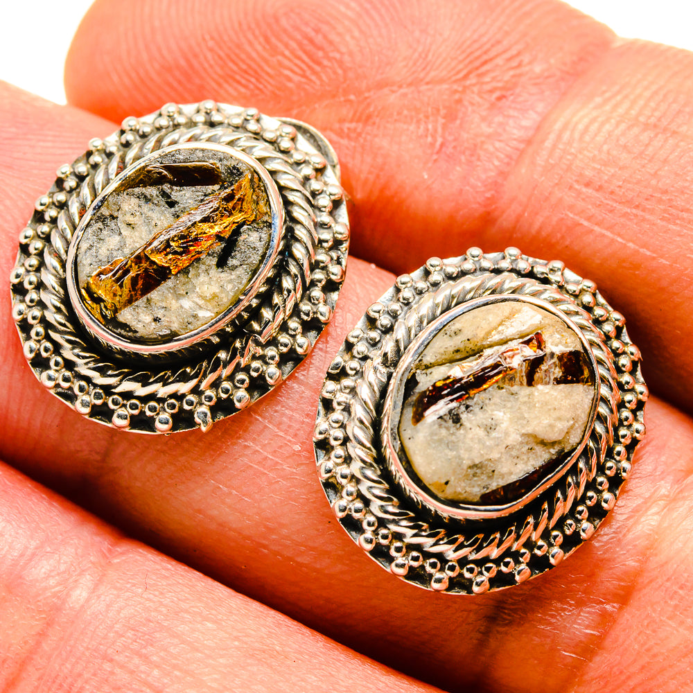Astrophyllite Earrings handcrafted by Ana Silver Co - EARR414218