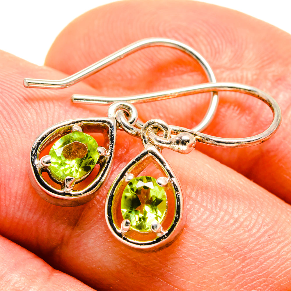 Peridot Earrings handcrafted by Ana Silver Co - EARR414234