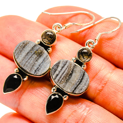 Desert Druzy Earrings handcrafted by Ana Silver Co - EARR414260