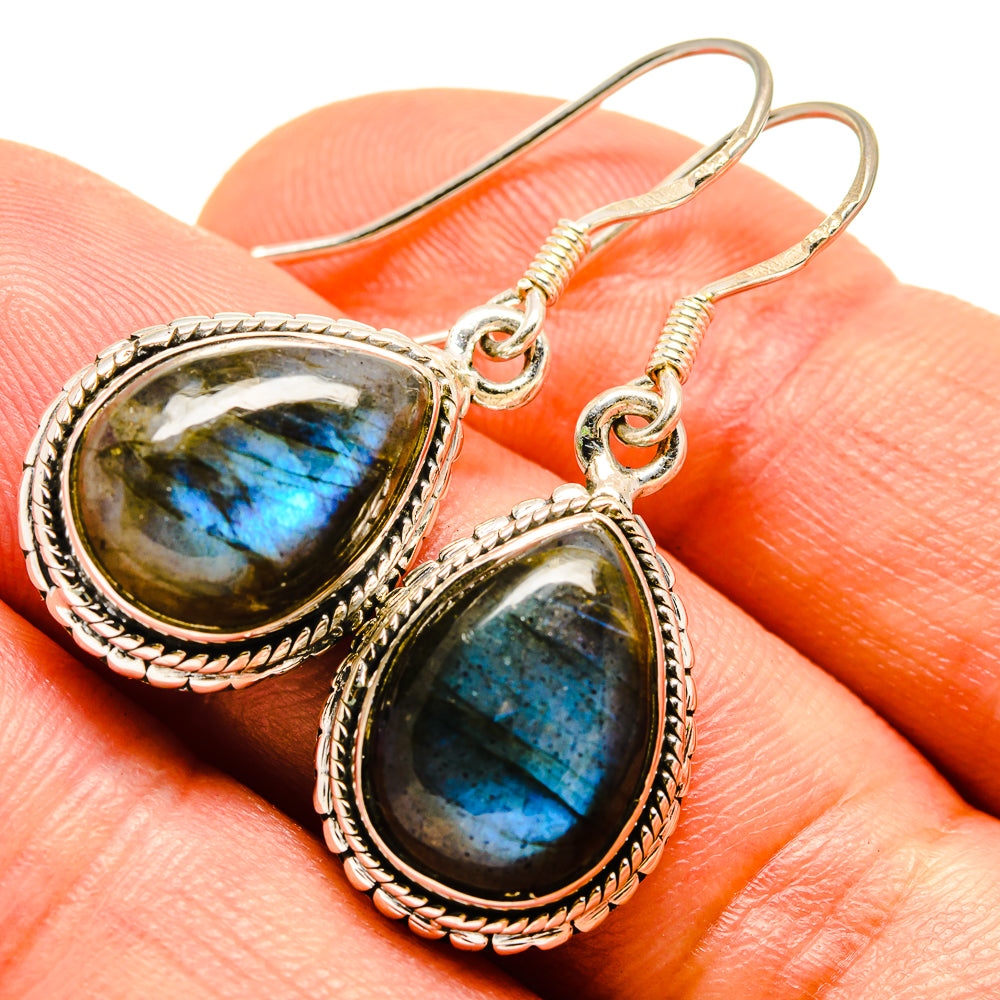 Labradorite Earrings handcrafted by Ana Silver Co - EARR414262