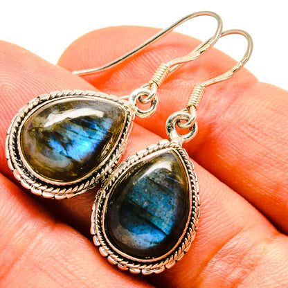 Labradorite Earrings handcrafted by Ana Silver Co - EARR414262