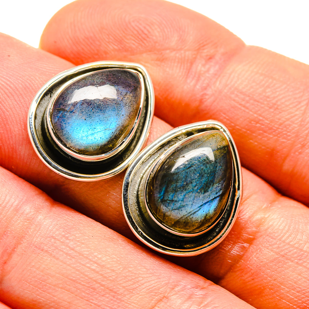 Labradorite Earrings handcrafted by Ana Silver Co - EARR414270