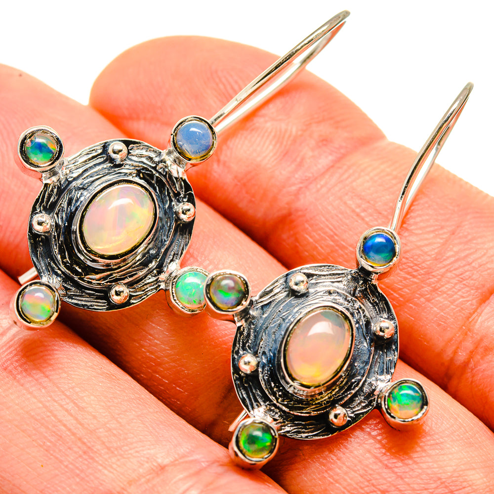 Ethiopian Opal Earrings handcrafted by Ana Silver Co - EARR414272