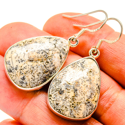 Dendritic Agate Earrings handcrafted by Ana Silver Co - EARR414276