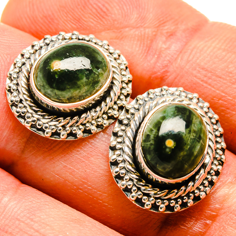 Ocean Jasper Earrings handcrafted by Ana Silver Co - EARR414288