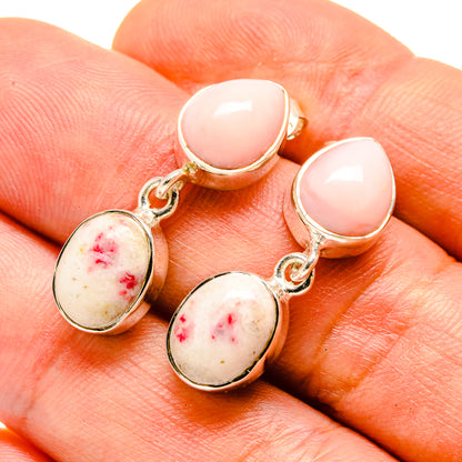 Thulite Earrings handcrafted by Ana Silver Co - EARR414297