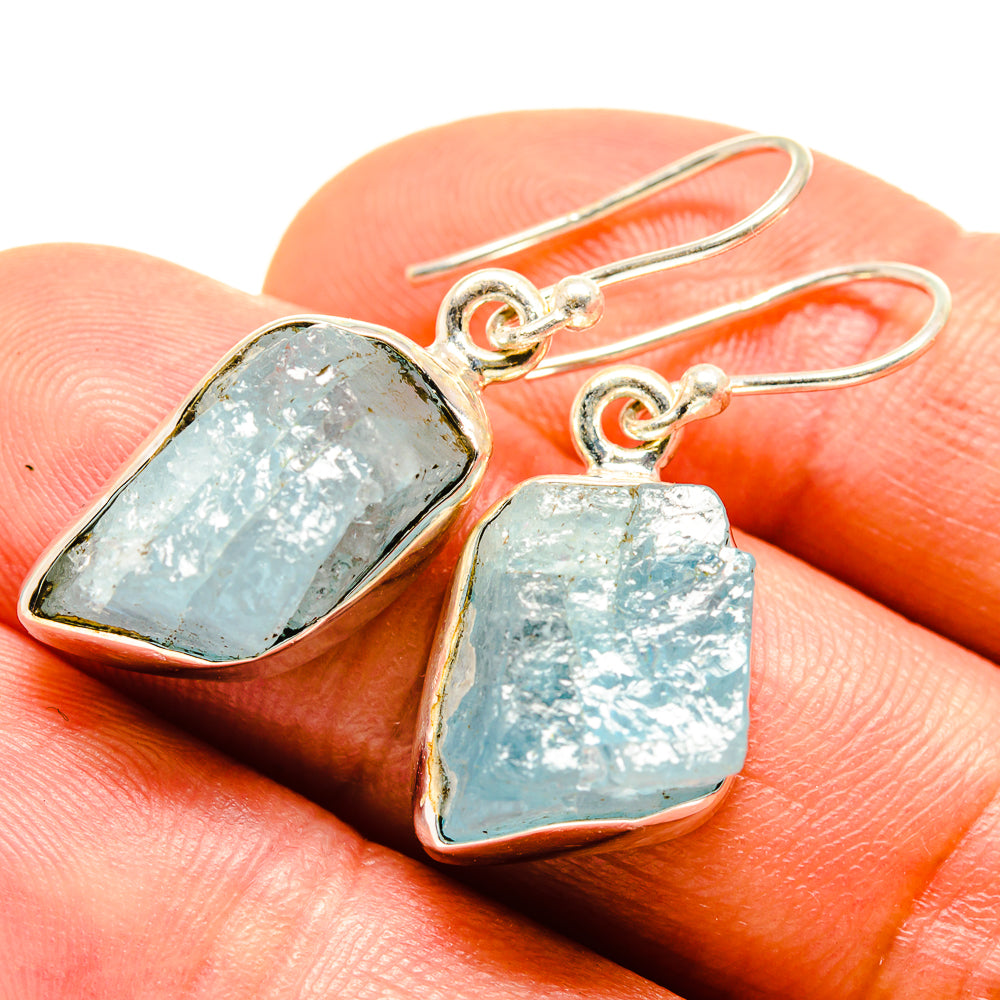 Aquamarine Earrings handcrafted by Ana Silver Co - EARR414322