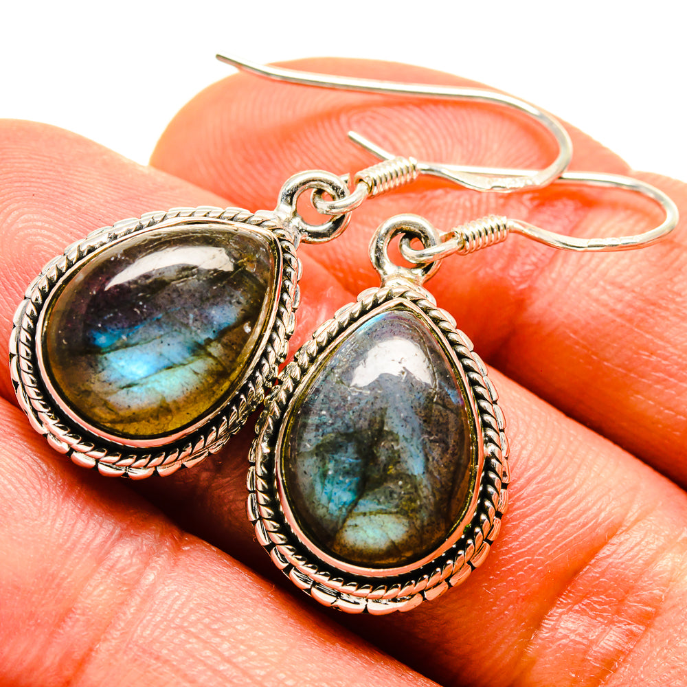 Labradorite Earrings handcrafted by Ana Silver Co - EARR414323