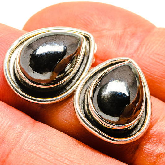 Hematite Earrings handcrafted by Ana Silver Co - EARR414356