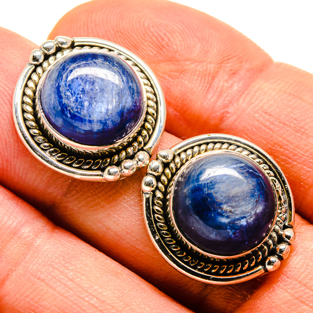 Kyanite Earrings handcrafted by Ana Silver Co - EARR414369