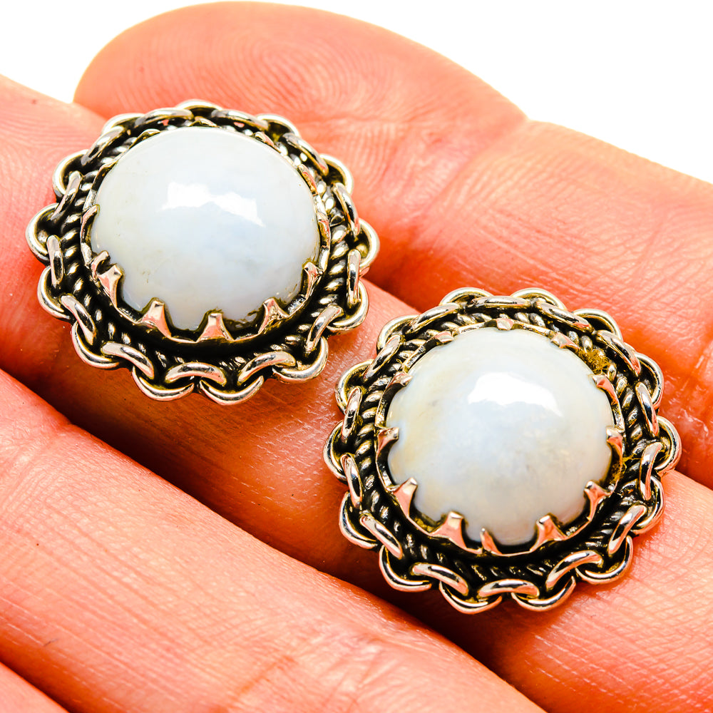 Owyhee Opal Earrings handcrafted by Ana Silver Co - EARR414379