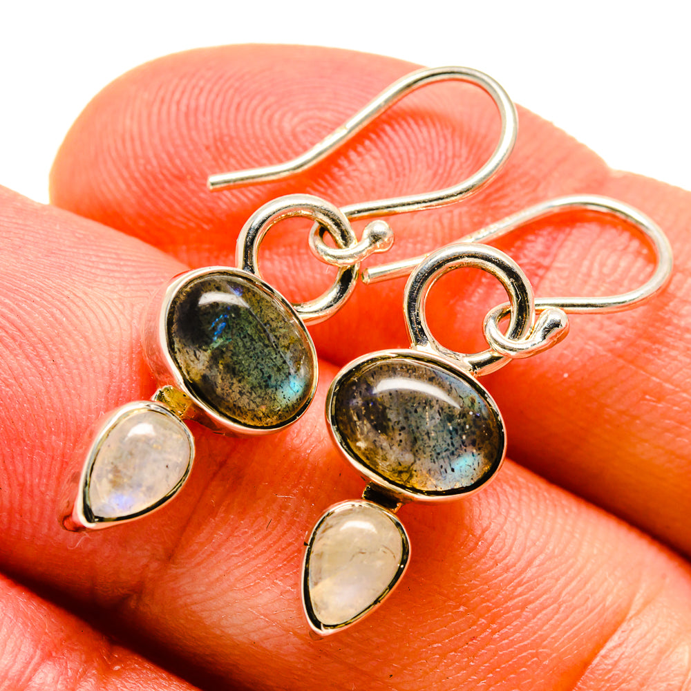 Labradorite Earrings handcrafted by Ana Silver Co - EARR414383
