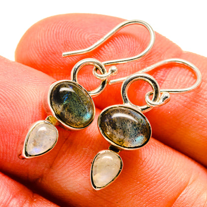 Labradorite Earrings handcrafted by Ana Silver Co - EARR414383