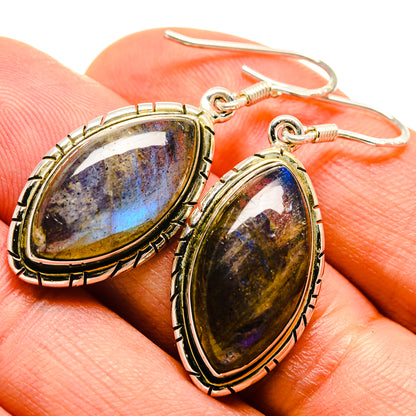 Labradorite Earrings handcrafted by Ana Silver Co - EARR414401