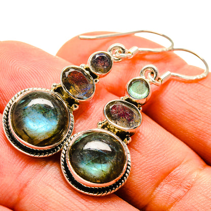 Labradorite Earrings handcrafted by Ana Silver Co - EARR414407
