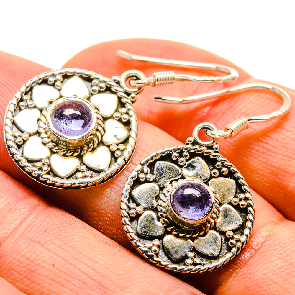 Tanzanite Earrings handcrafted by Ana Silver Co - EARR414415