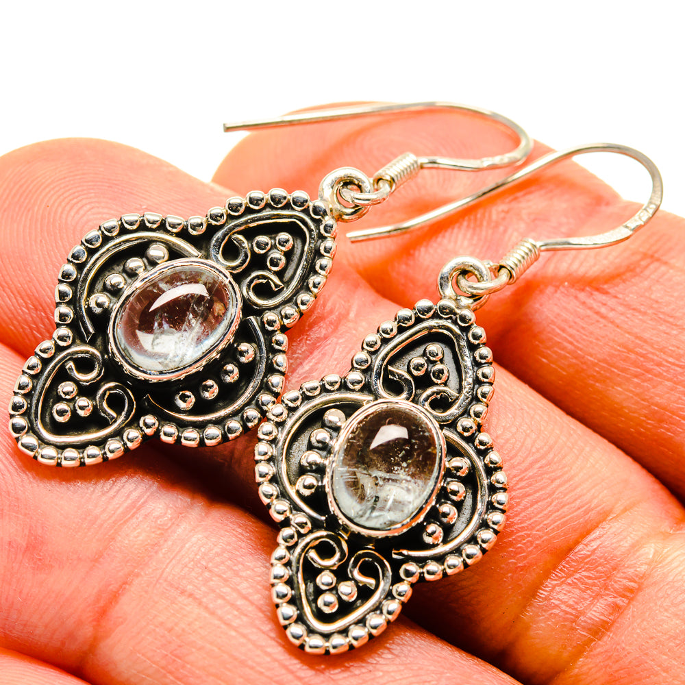 Aquamarine Earrings handcrafted by Ana Silver Co - EARR414430