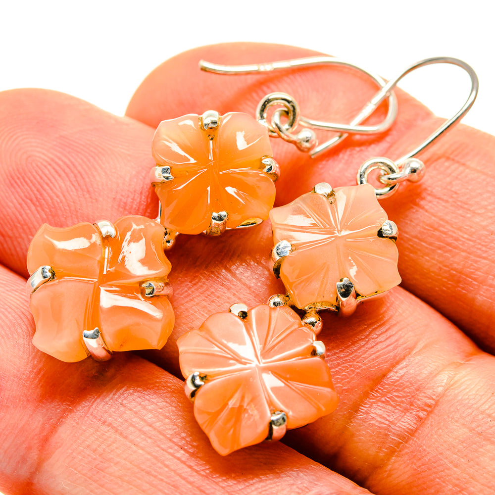 Carnelian Earrings handcrafted by Ana Silver Co - EARR414432