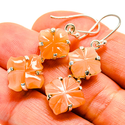 Carnelian Earrings handcrafted by Ana Silver Co - EARR414432