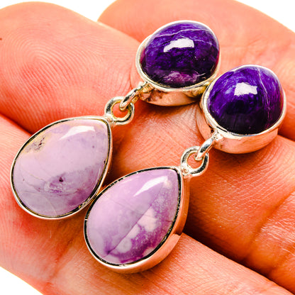 Phosphosiderite Earrings handcrafted by Ana Silver Co - EARR414436