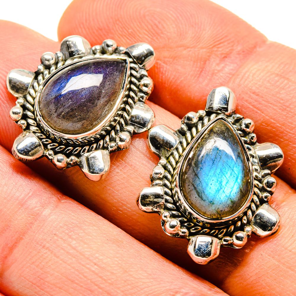 Labradorite Earrings handcrafted by Ana Silver Co - EARR414458