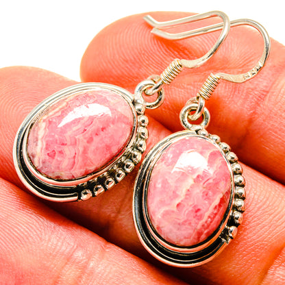 Rhodochrosite Earrings handcrafted by Ana Silver Co - EARR414465