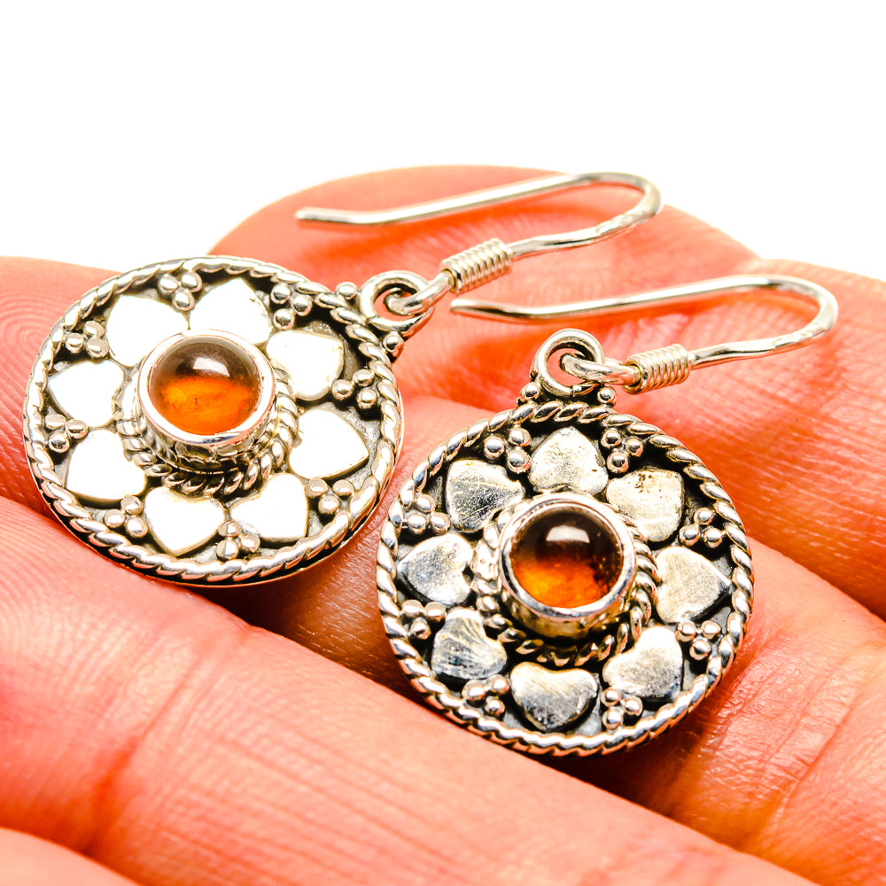 Carnelian Earrings handcrafted by Ana Silver Co - EARR414467