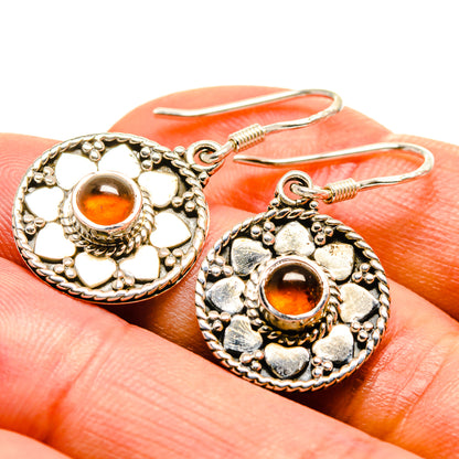 Carnelian Earrings handcrafted by Ana Silver Co - EARR414467