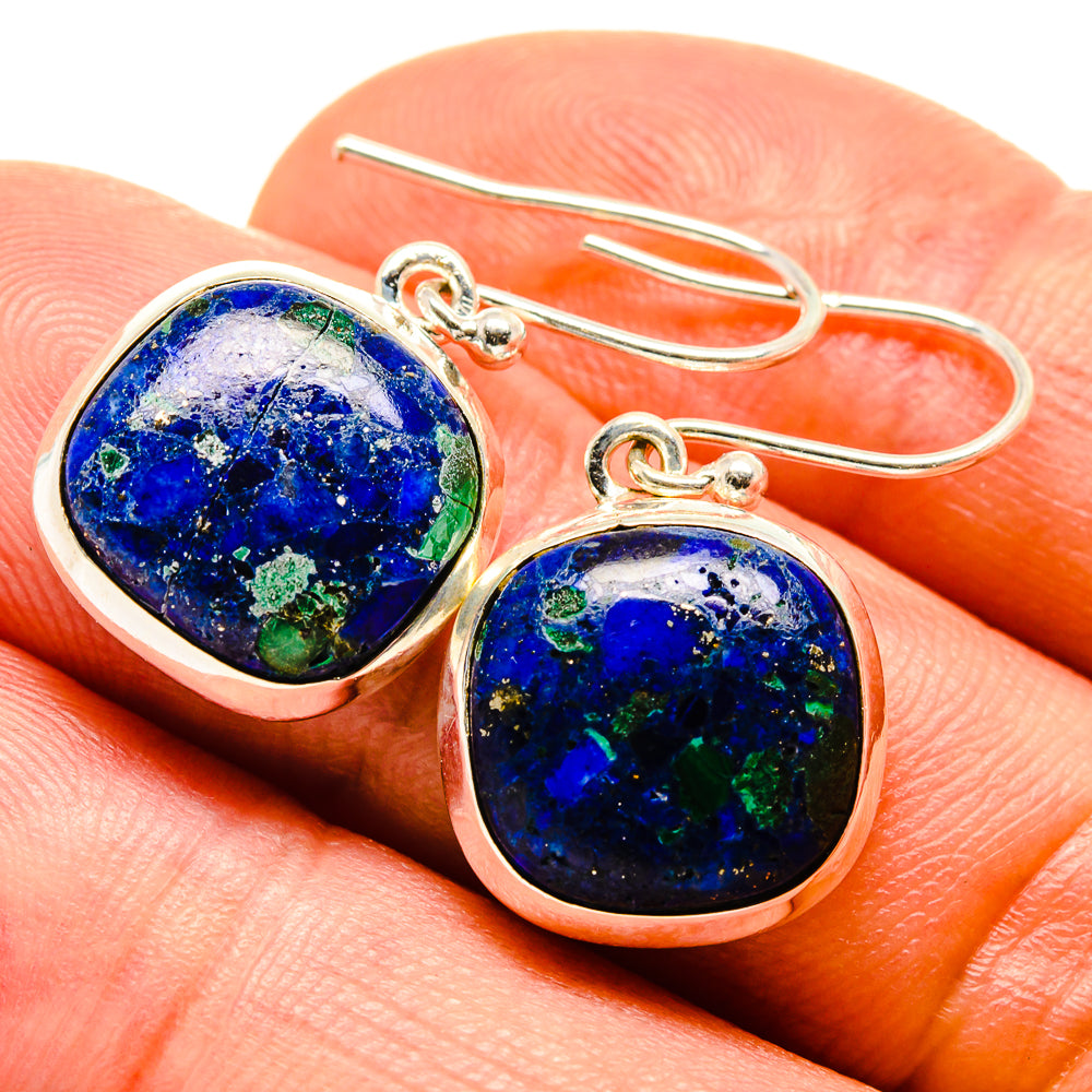 Azurite Earrings handcrafted by Ana Silver Co - EARR414476