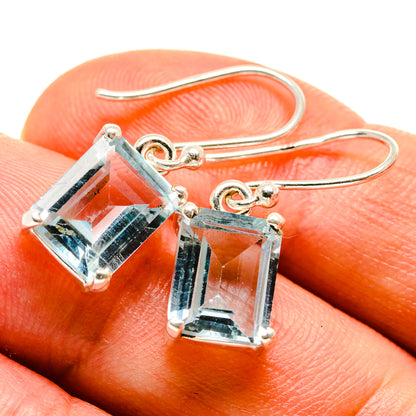 Blue Topaz Earrings handcrafted by Ana Silver Co - EARR414478