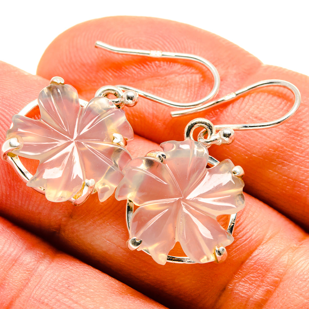 Rainbow Moonstone Earrings handcrafted by Ana Silver Co - EARR414487