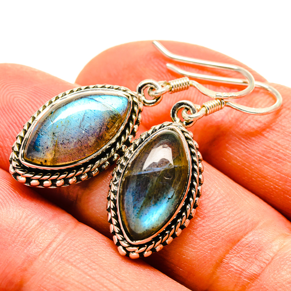 Labradorite Earrings handcrafted by Ana Silver Co - EARR414493