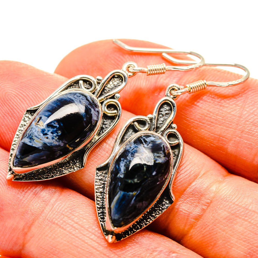 Pietersite Earrings handcrafted by Ana Silver Co - EARR414494