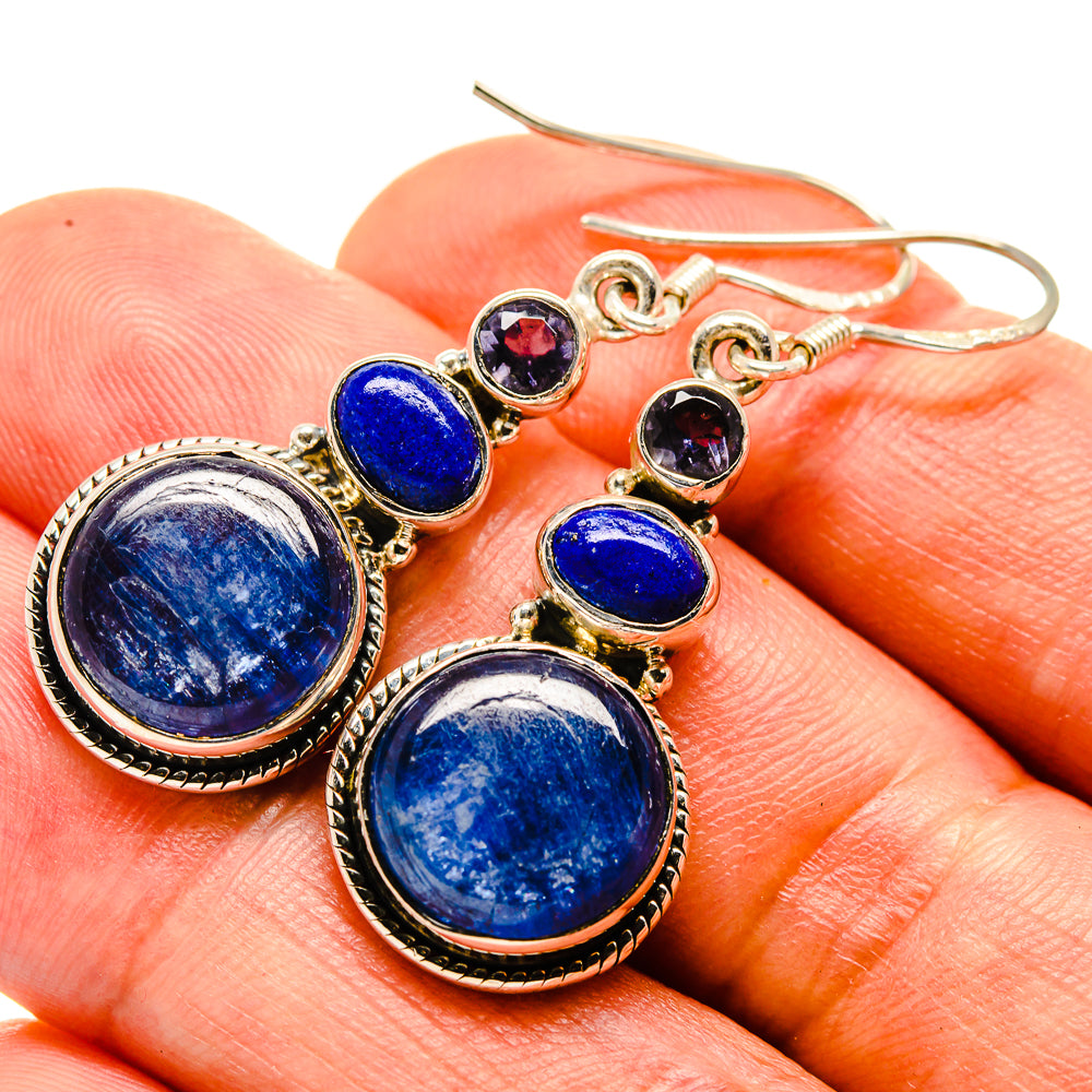 Kyanite Earrings handcrafted by Ana Silver Co - EARR414496