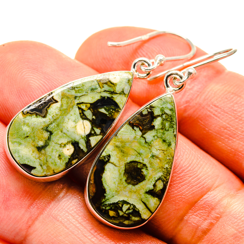 Rainforest Opal Earrings handcrafted by Ana Silver Co - EARR414500