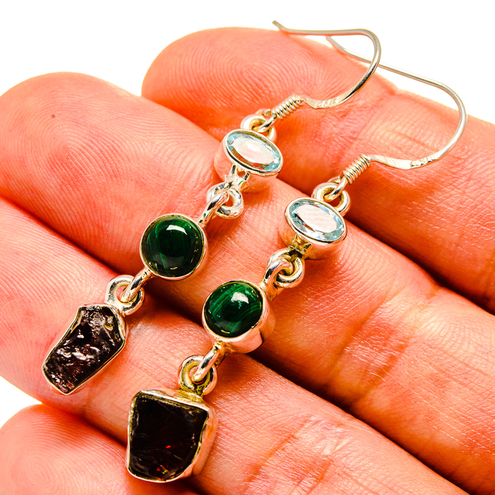 Garnet Earrings handcrafted by Ana Silver Co - EARR414516