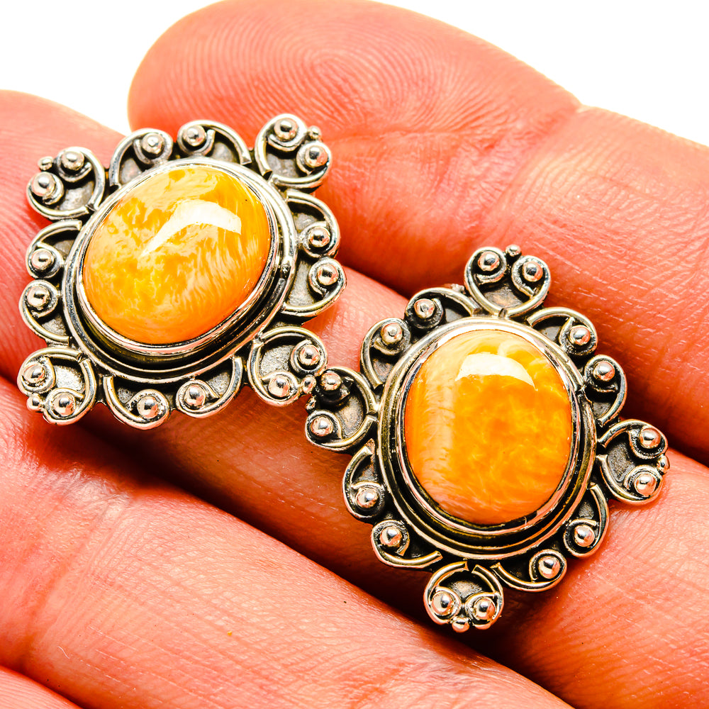 Mookaite Earrings handcrafted by Ana Silver Co - EARR414526