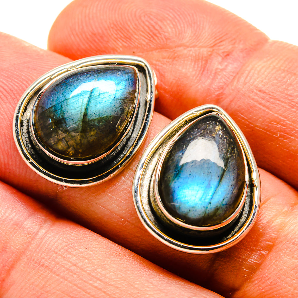 Labradorite Earrings handcrafted by Ana Silver Co - EARR414539
