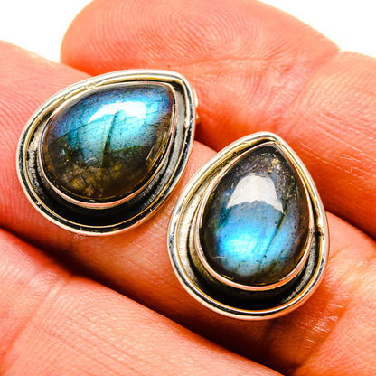 Labradorite Earrings handcrafted by Ana Silver Co - EARR414539
