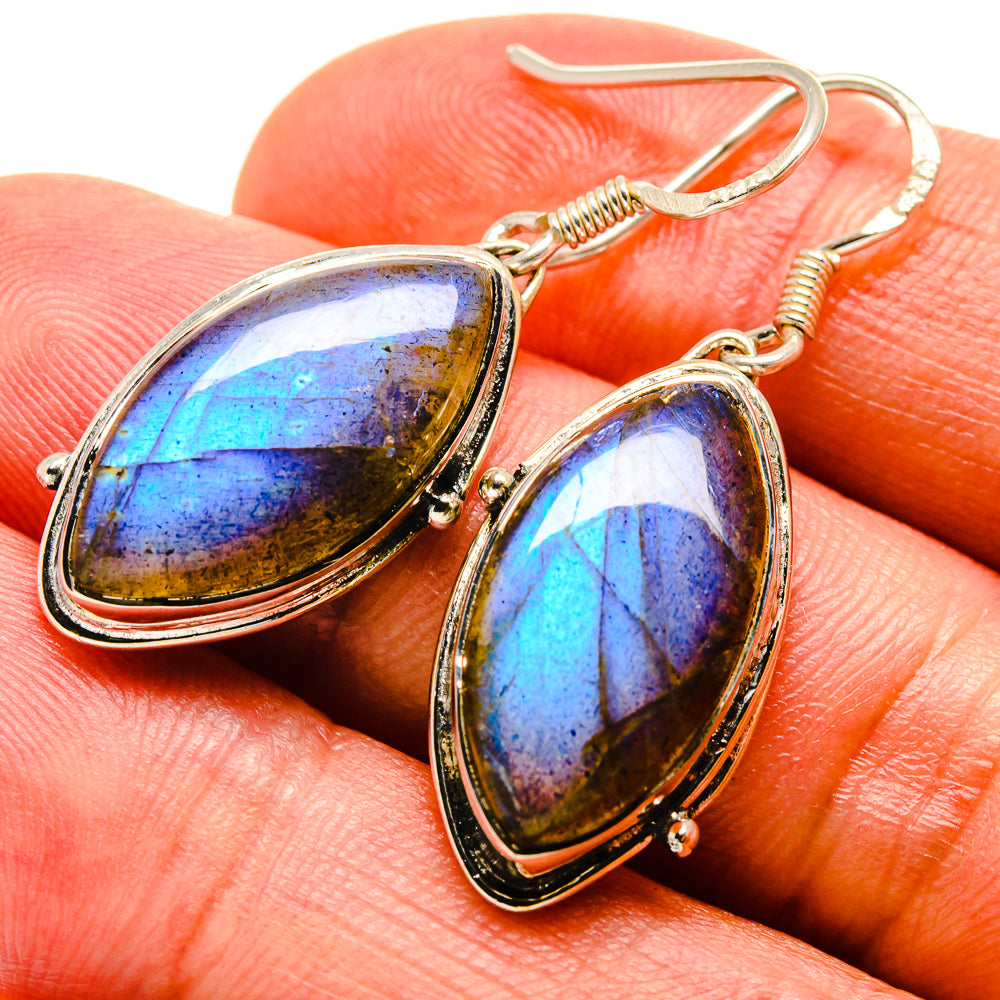 Labradorite Earrings handcrafted by Ana Silver Co - EARR414546