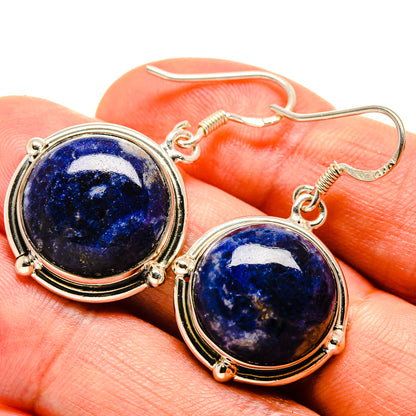 Sodalite Earrings handcrafted by Ana Silver Co - EARR414562