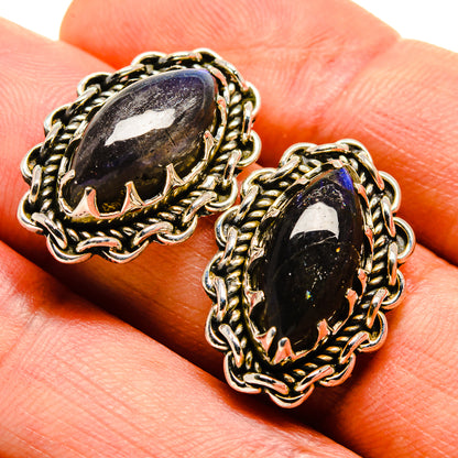 Labradorite Earrings handcrafted by Ana Silver Co - EARR414607