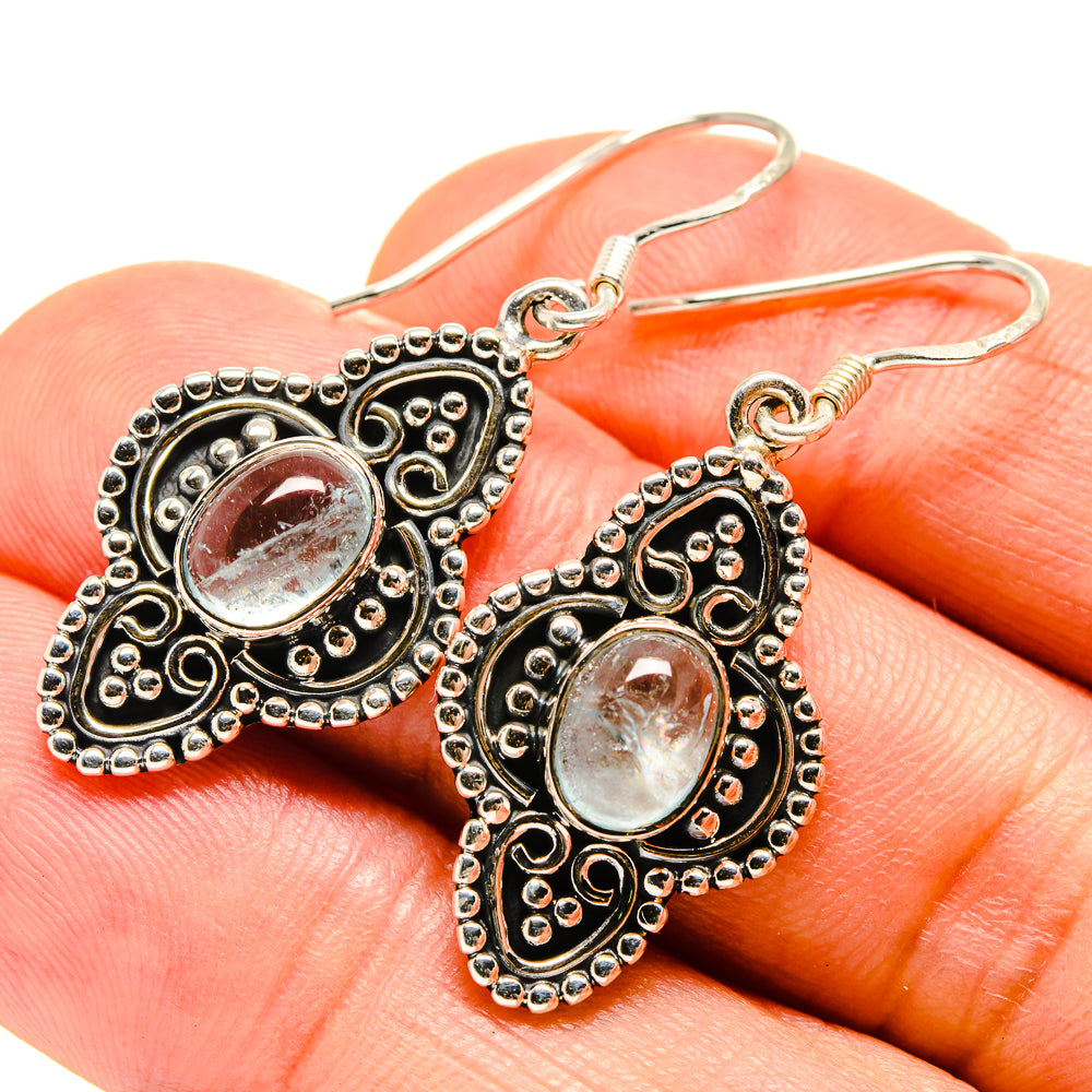 Aquamarine Earrings handcrafted by Ana Silver Co - EARR414640