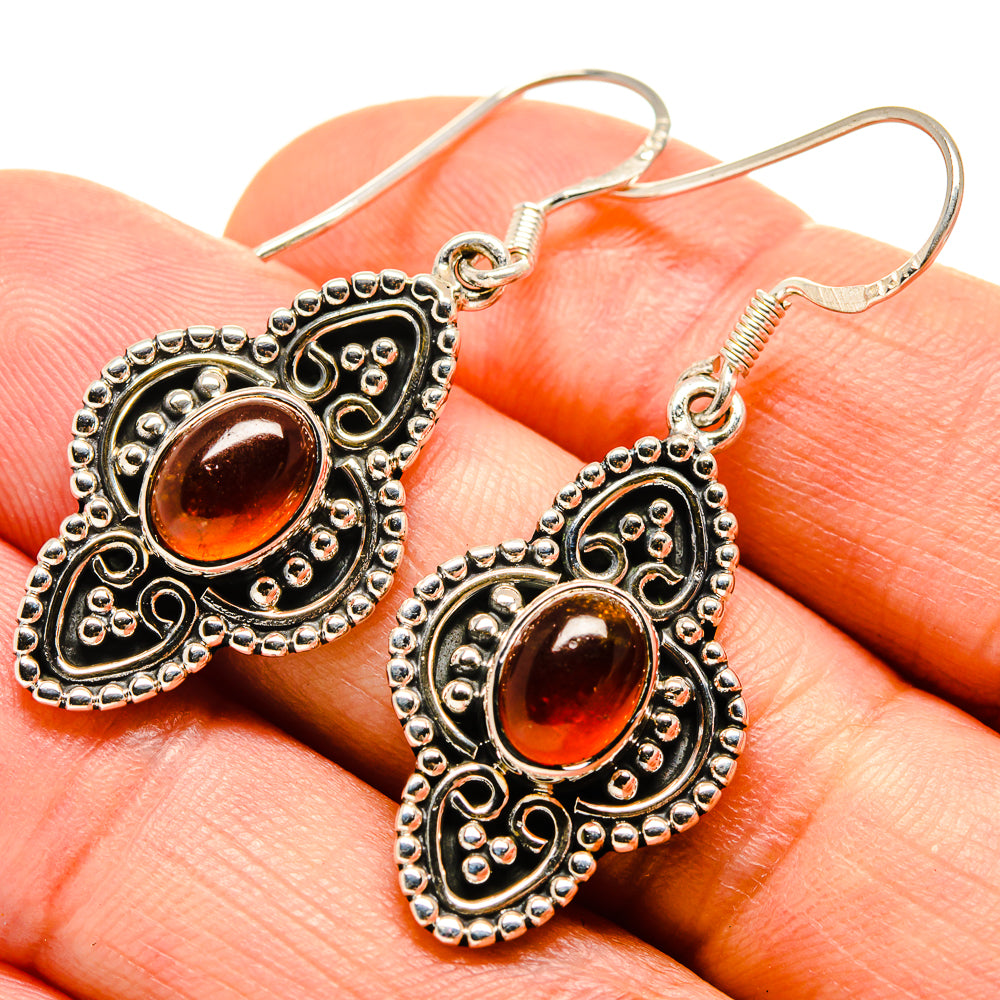 Carnelian Earrings handcrafted by Ana Silver Co - EARR414643