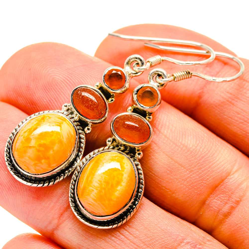 Mookaite Earrings handcrafted by Ana Silver Co - EARR414646