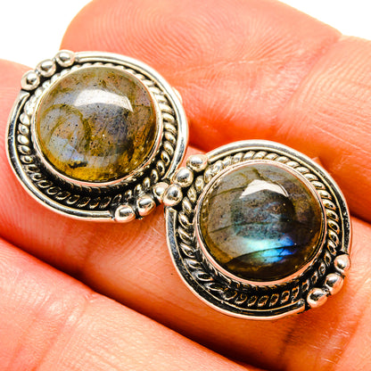 Labradorite Earrings handcrafted by Ana Silver Co - EARR414680