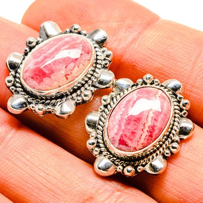Rhodochrosite Earrings handcrafted by Ana Silver Co - EARR414687
