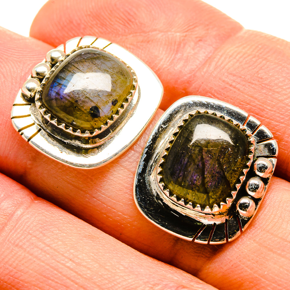 Labradorite Earrings handcrafted by Ana Silver Co - EARR414693