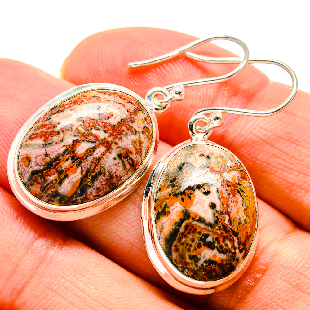 Poppy Jasper Earrings handcrafted by Ana Silver Co - EARR414704